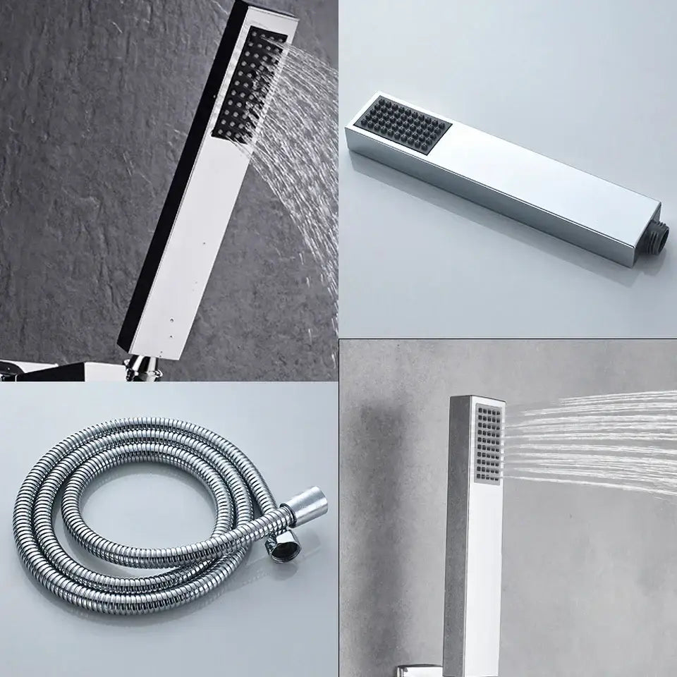 Chrome Waterfall Bathtub Faucet