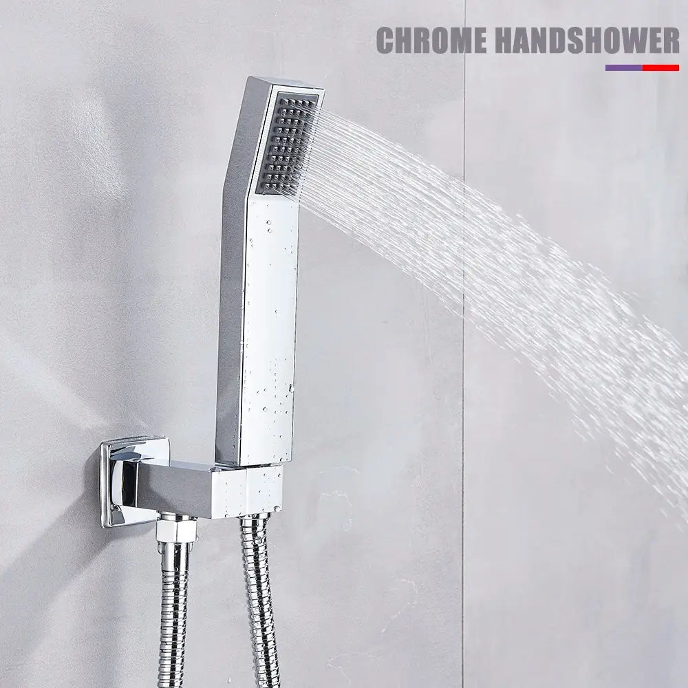 Chrome Rainfall Shower Faucet