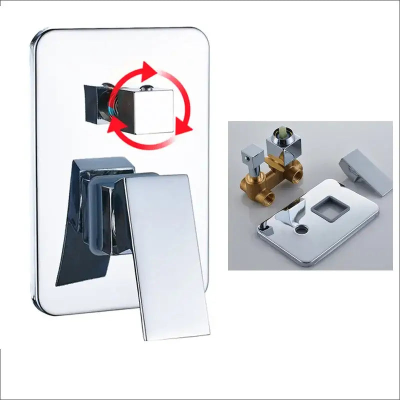 Chrome Brass Shower Mixer Valve