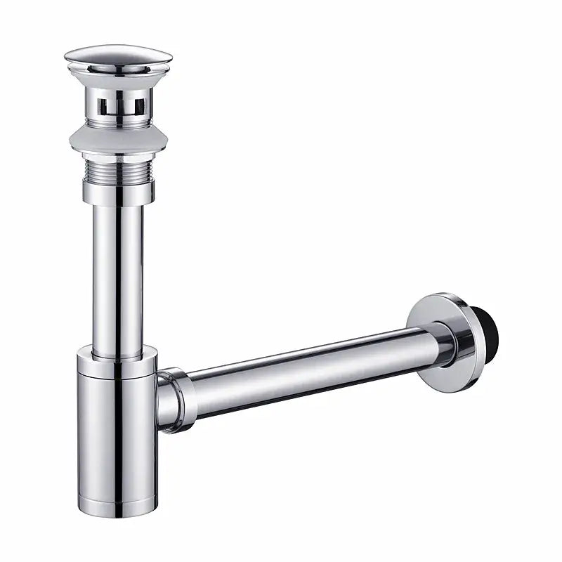 Chrome Brass Bottle Trap