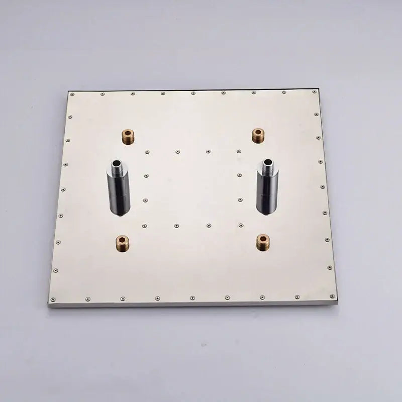Nickel LED Rainfall Shower