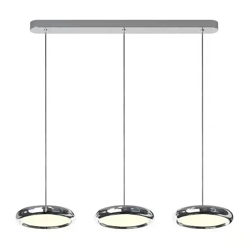 Chrome Circular Pendant Light