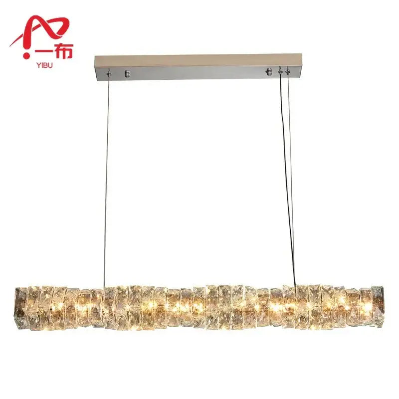 Chrome Crystal Dining Pendant Lamp