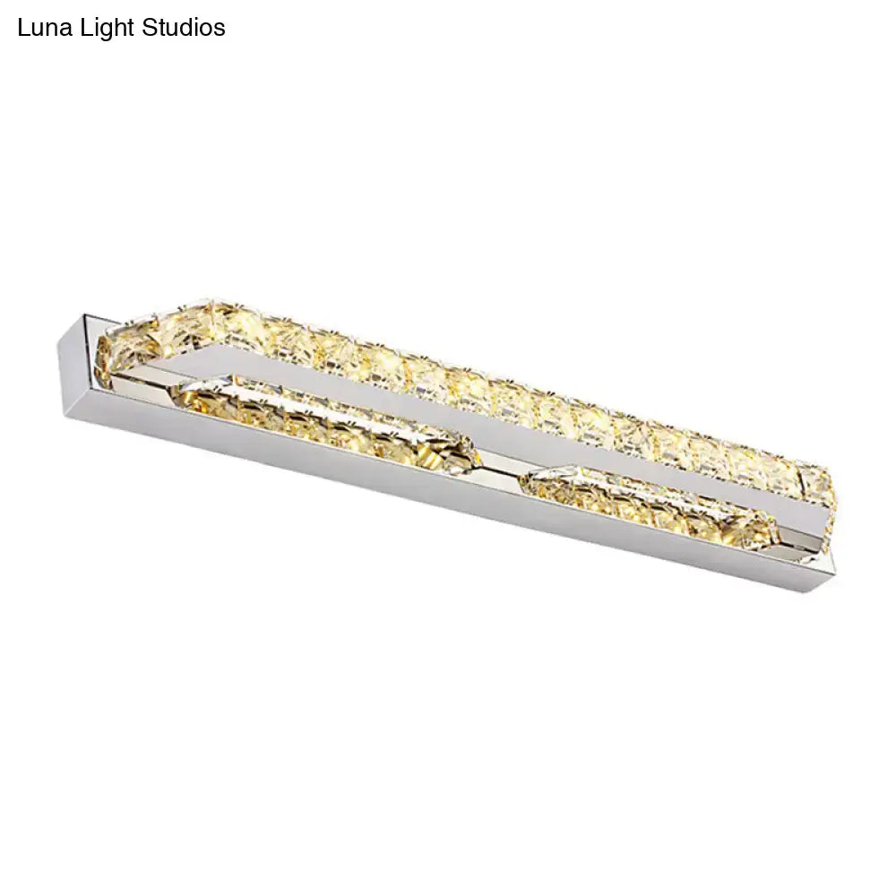 Chrome Crystal Wall Light