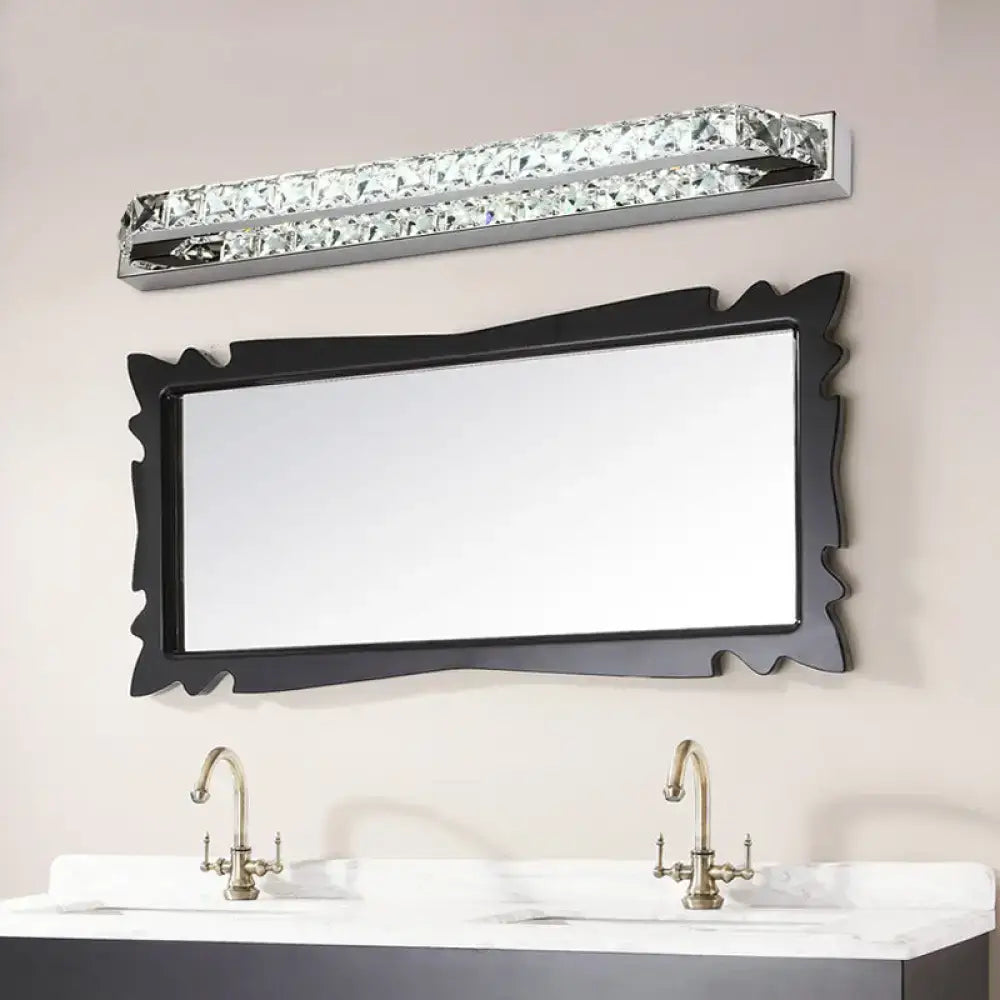 Chrome Crystal Wall Light