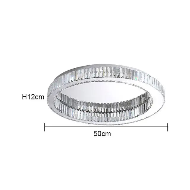 Chrome Double Ring Light