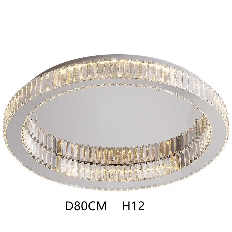 Chrome Double Ring Light