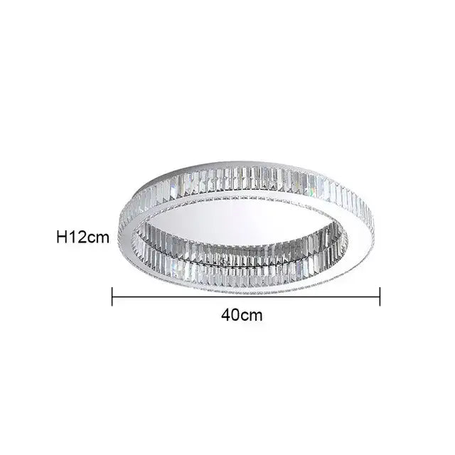 Chrome Double Ring Light