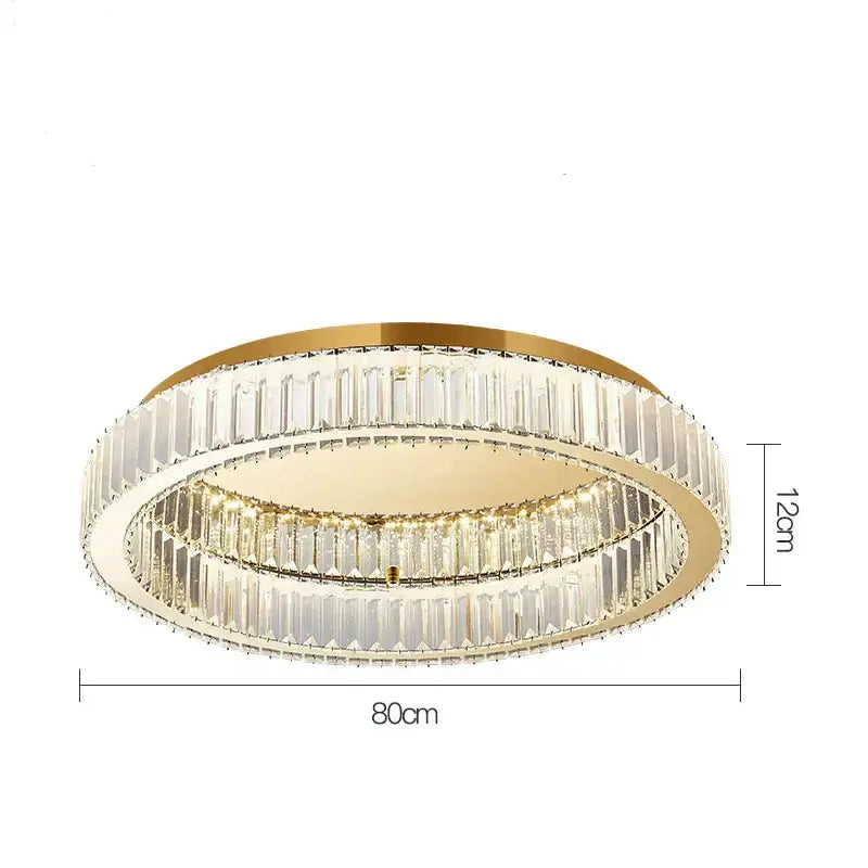 Chrome Double Ring Light