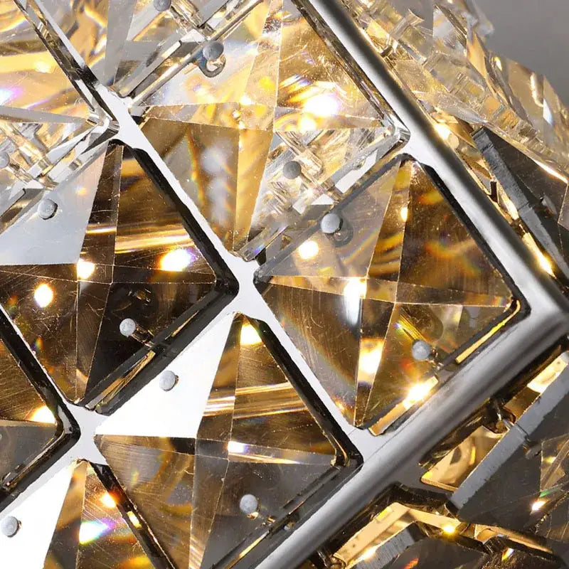 Chrome Crystal Mosaic Lamp