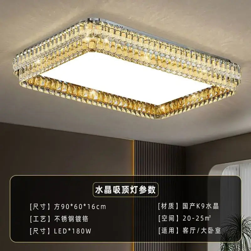 Crystal Round LED Ceiling Light