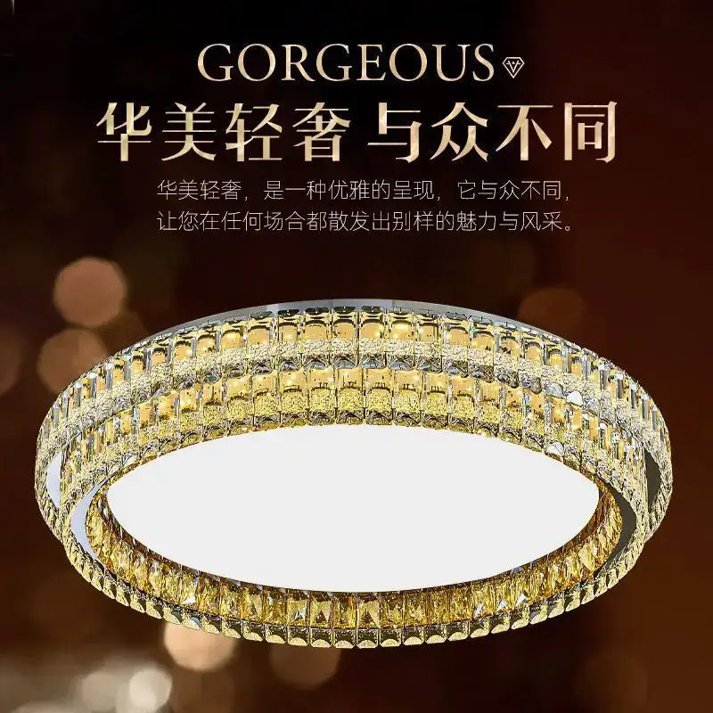 Crystal Round LED Ceiling Light