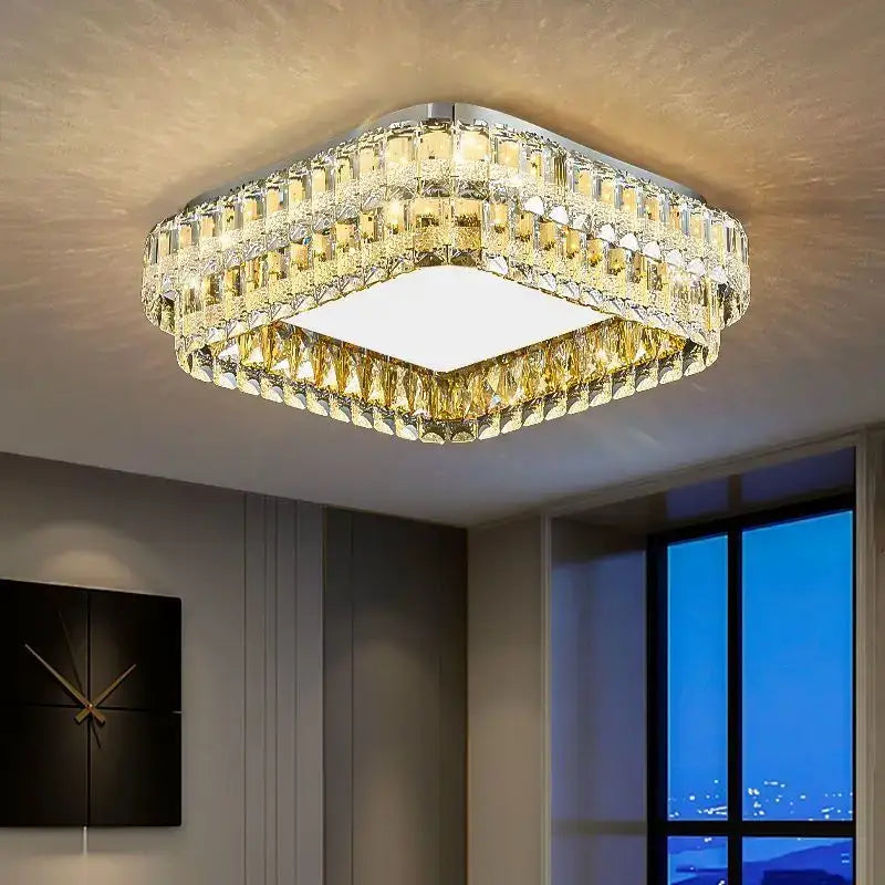 Crystal Round LED Ceiling Light