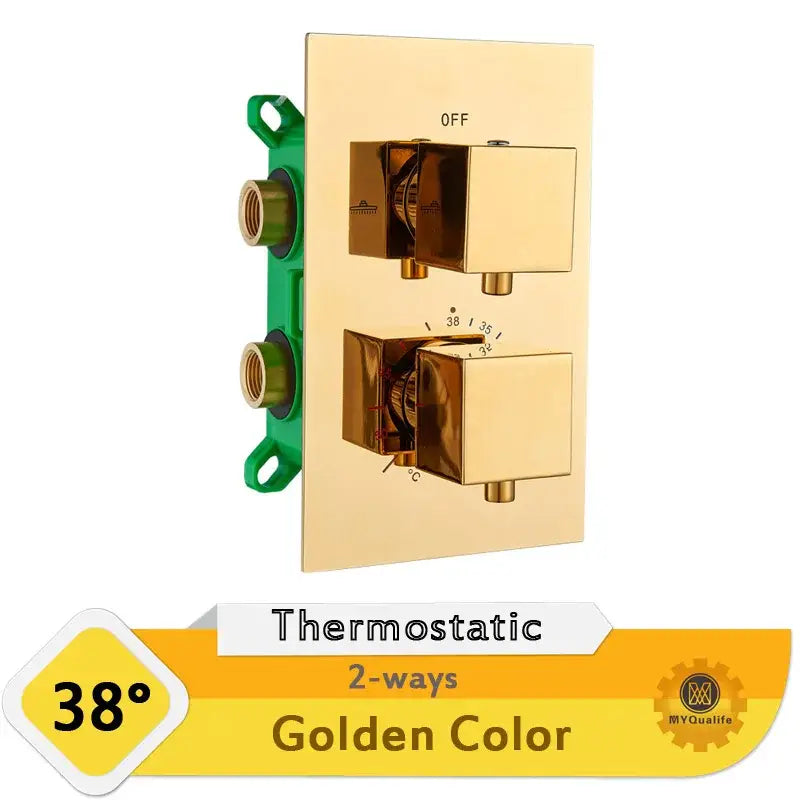 Chrome Dual Handle Shower Valve