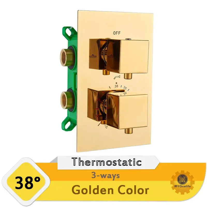 Chrome Dual Handle Shower Valve