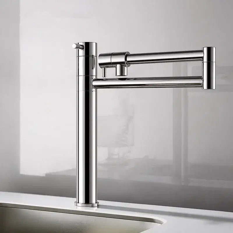 Chrome Foldable Kitchen Faucet
