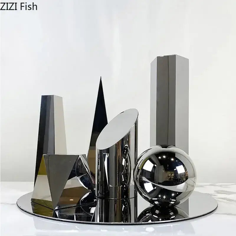 Chrome Crystal Bookends