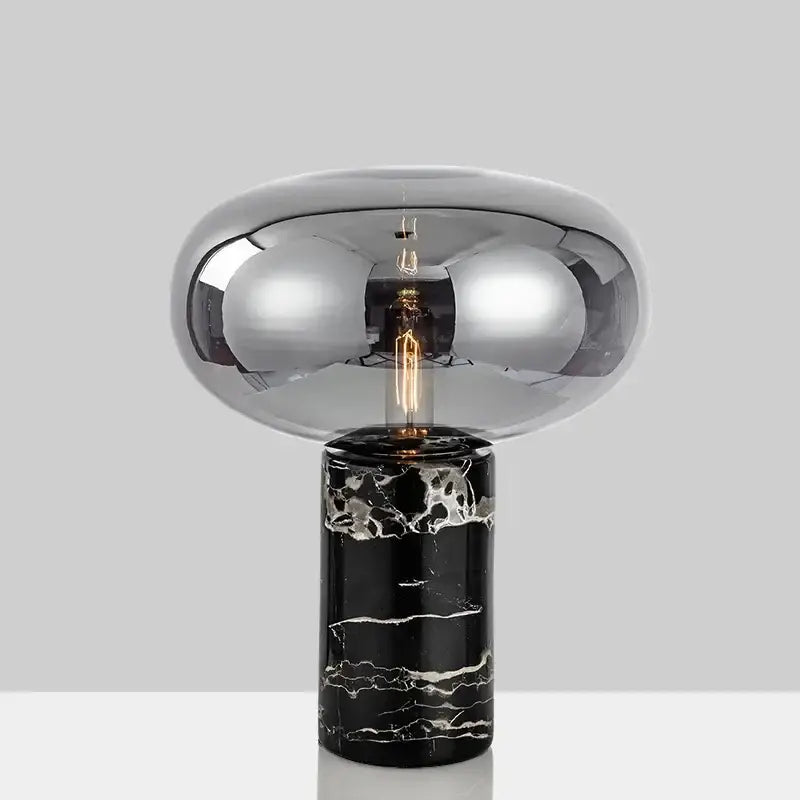 Chrome Marble Desk Lamp
