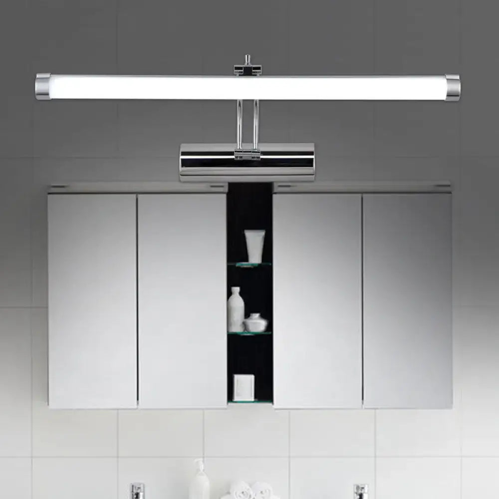 Chrome Tube Vanity Light