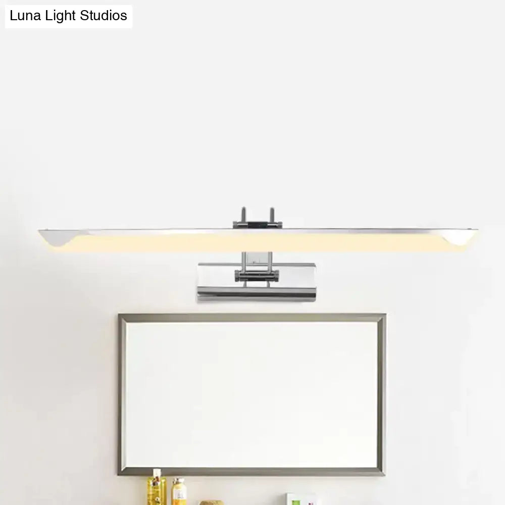 Chrome Industrial Wall Light