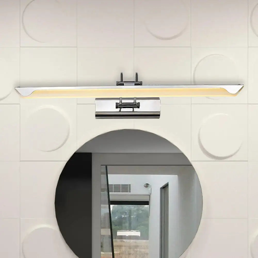 Chrome Industrial Wall Light