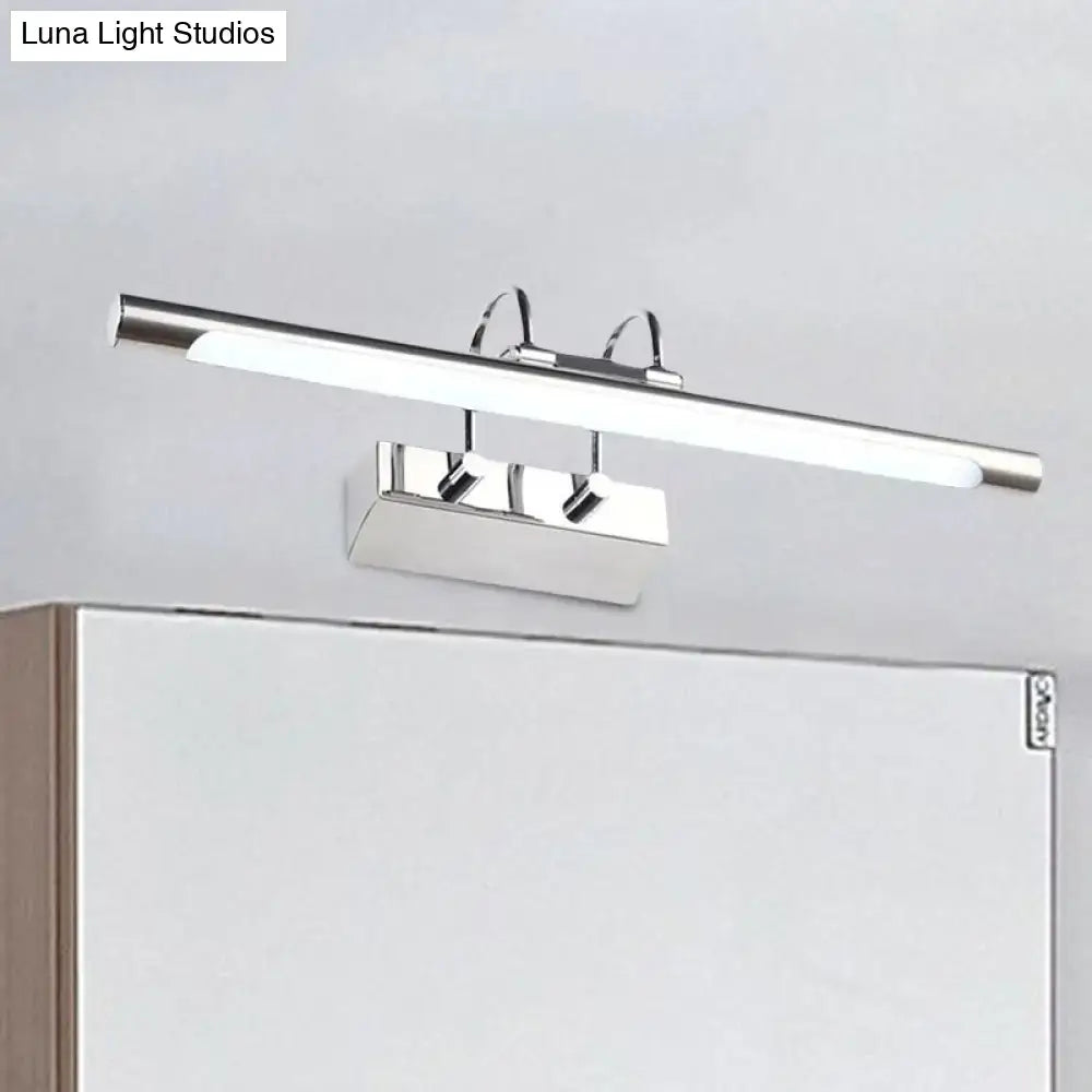 Chrome Industrial Wall Light