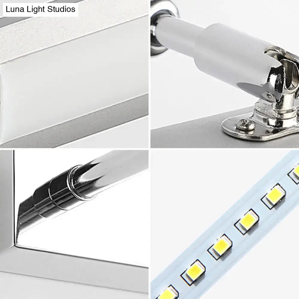 Chrome Adjustable Joint Sconce
