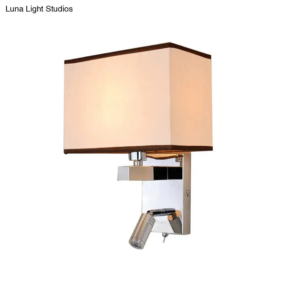 Chrome Spotlight Wall Sconce