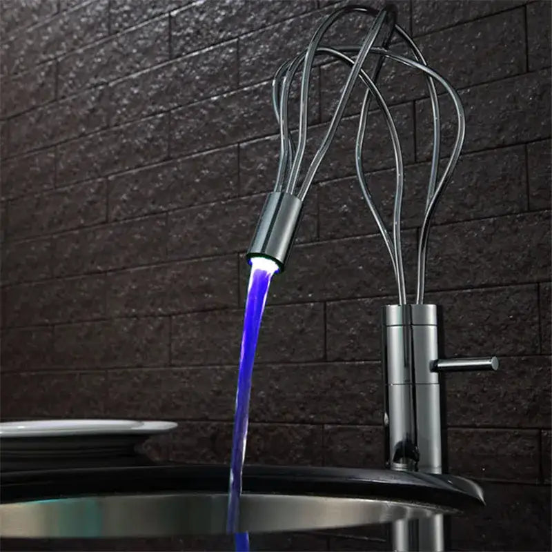 Chrome Waterfall Bathroom Faucet