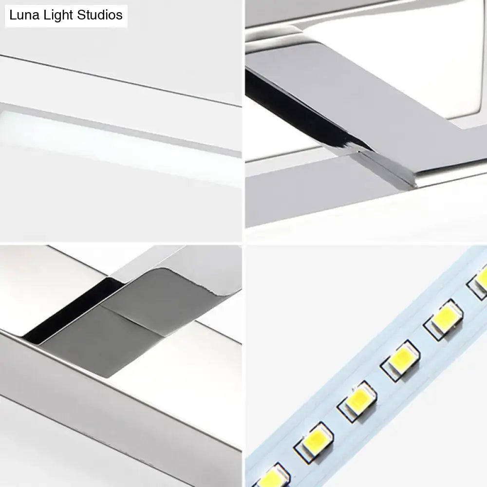 White Rod Wall Lamp