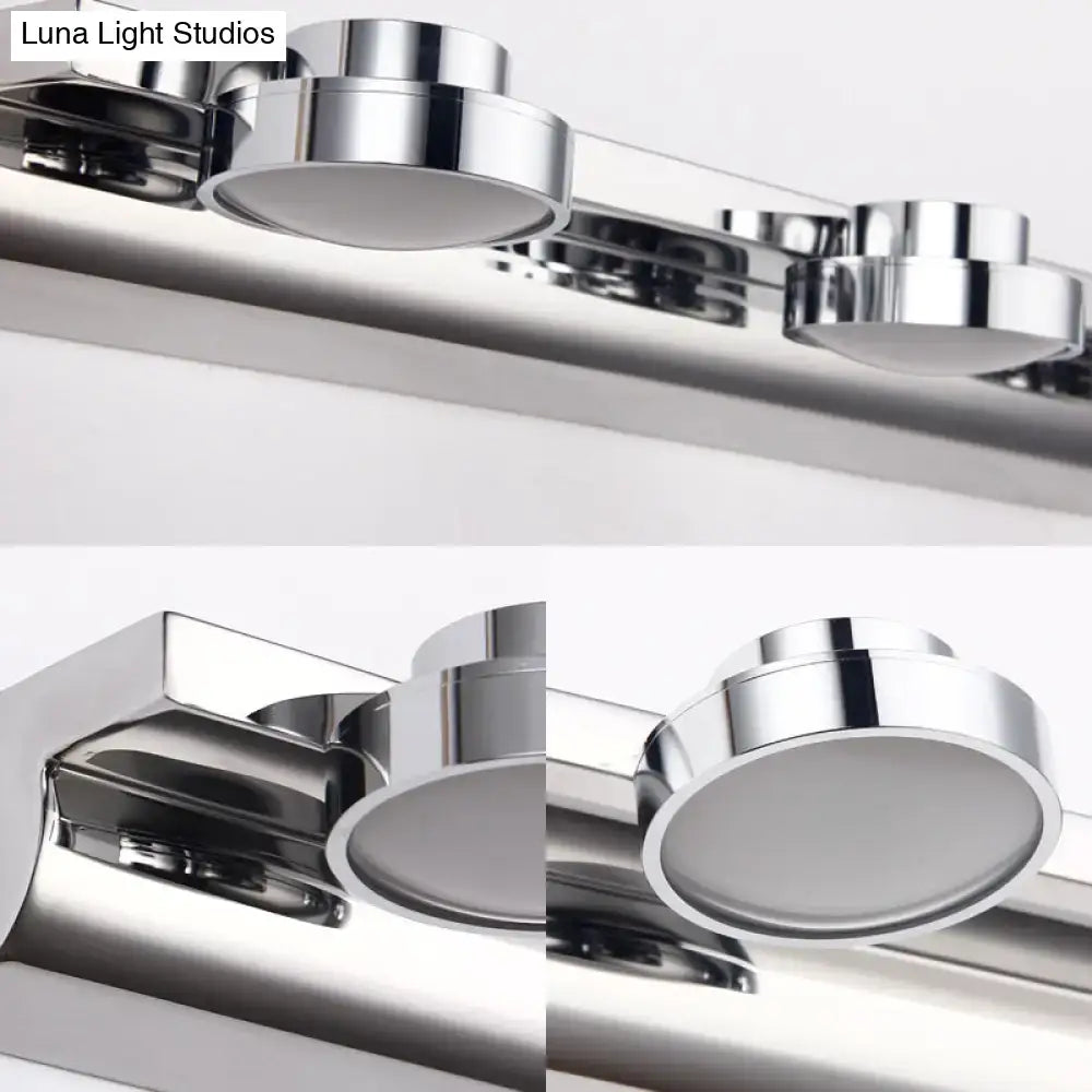 Chrome Round Wall Lamp
