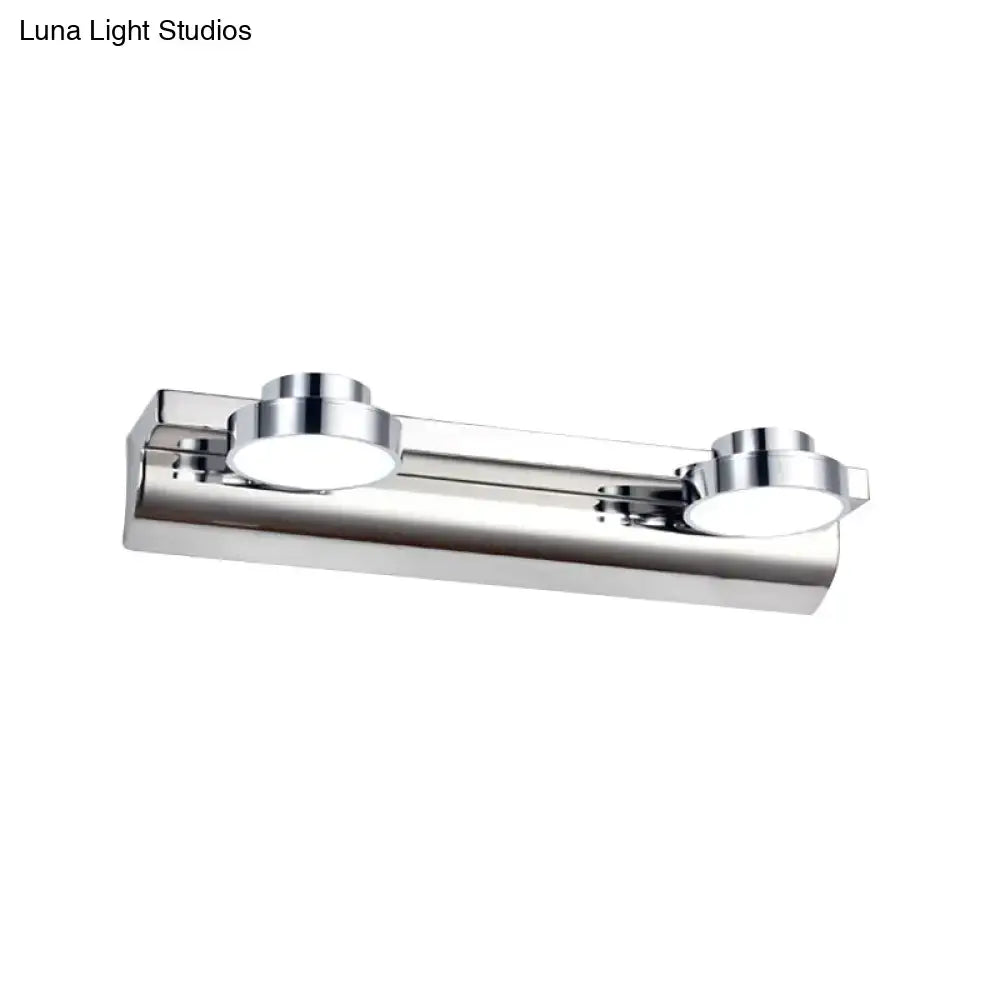 Chrome Round Wall Lamp