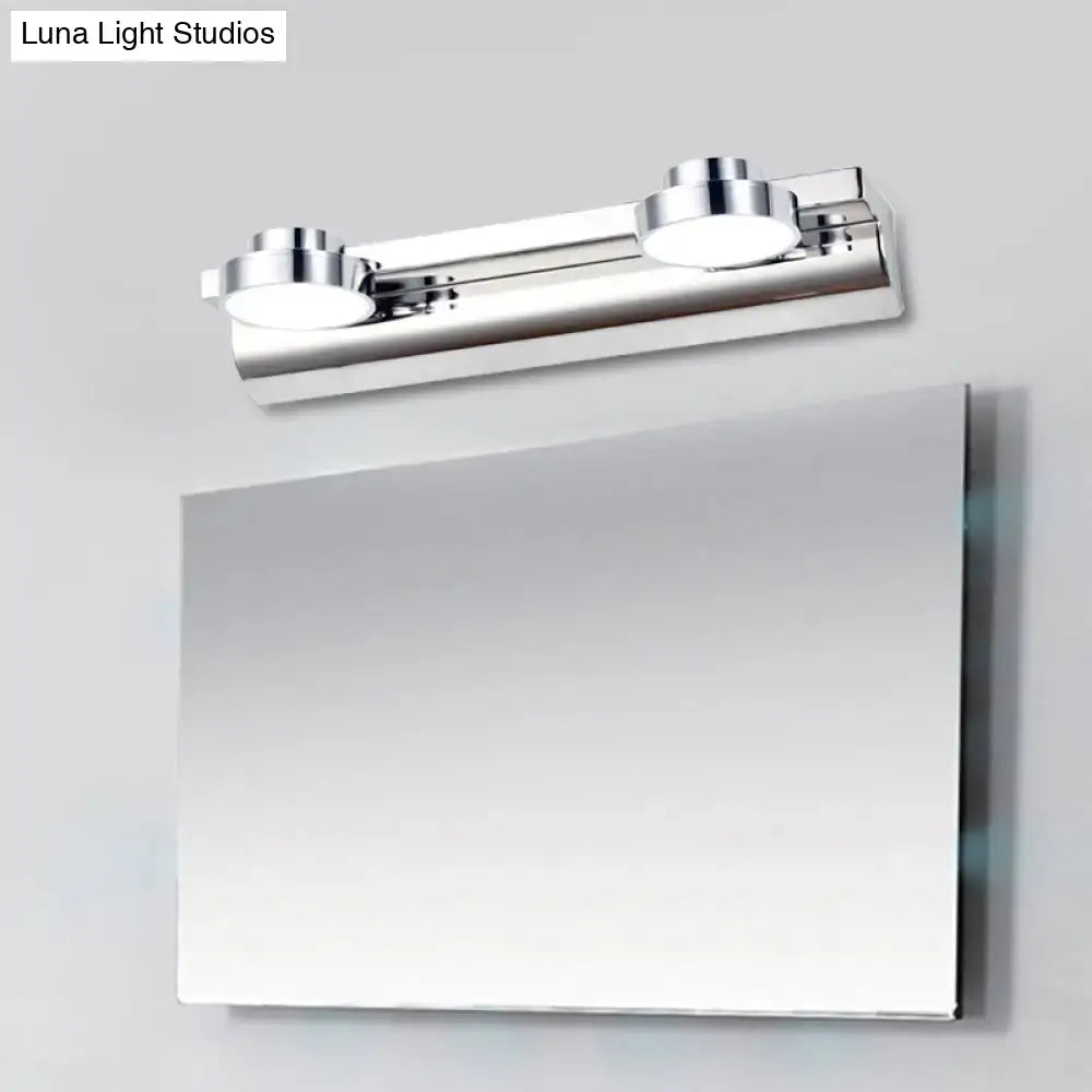 Chrome Round Wall Lamp