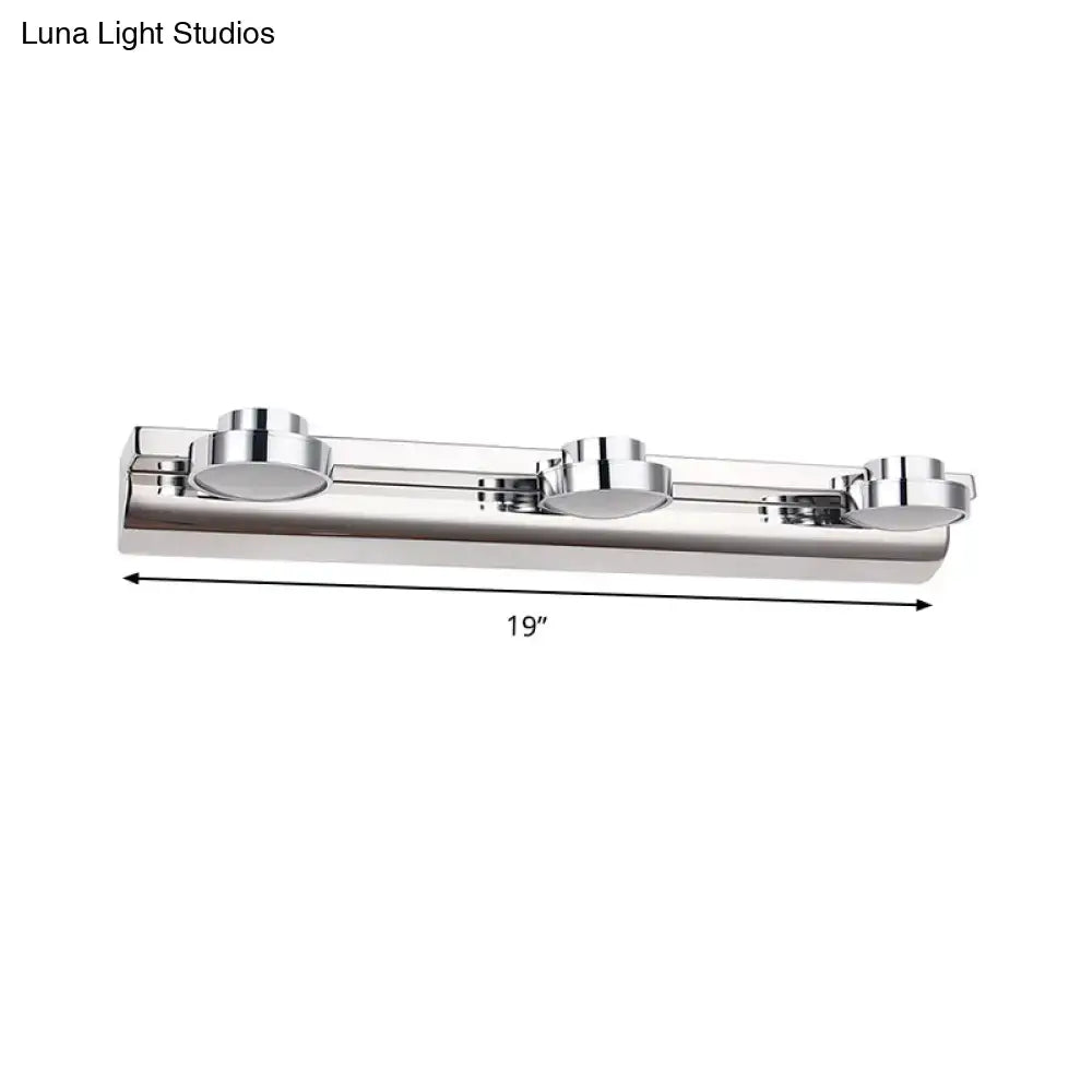 Chrome Round Wall Lamp