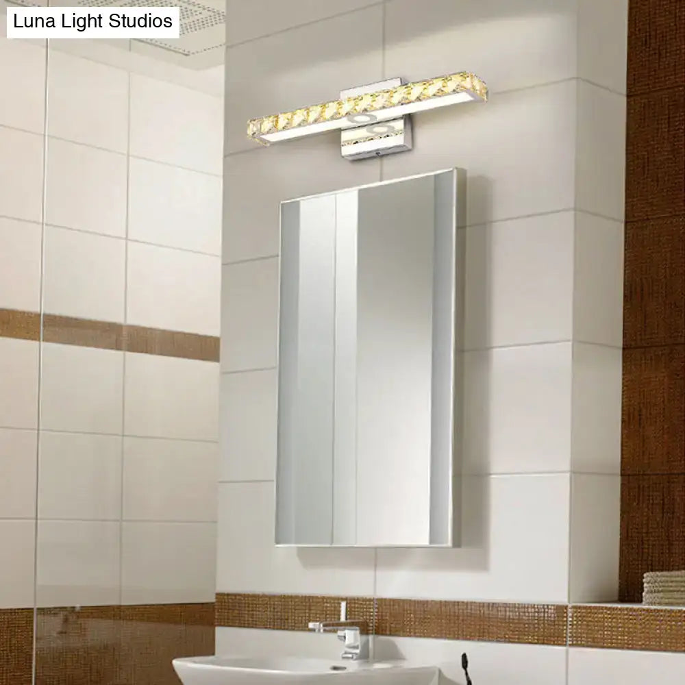 Chrome Linear Wall Sconce