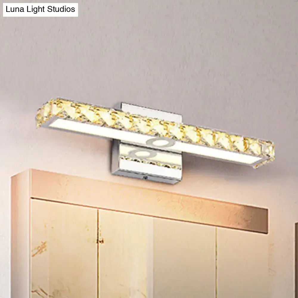 Chrome Linear Wall Sconce