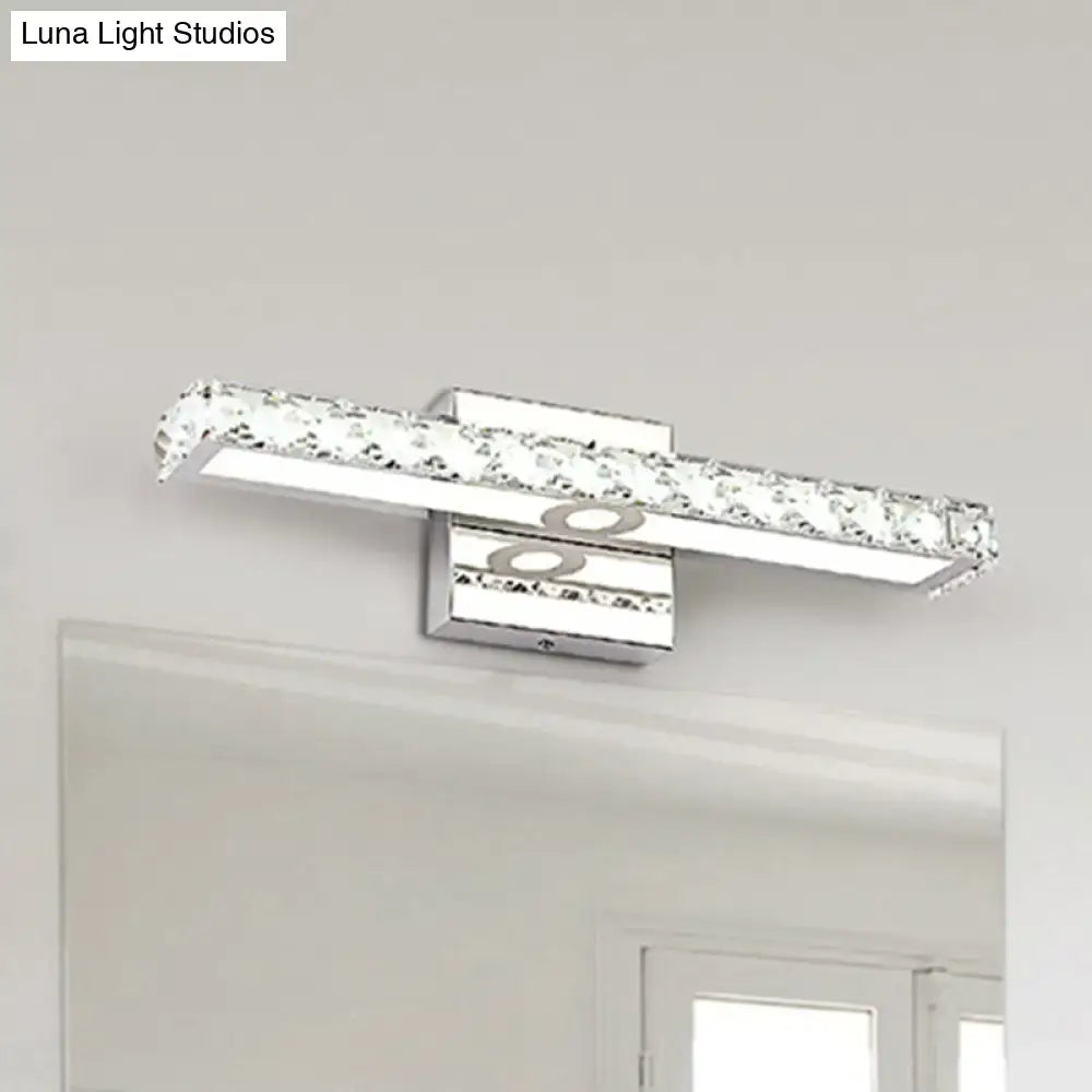 Chrome Linear Wall Sconce