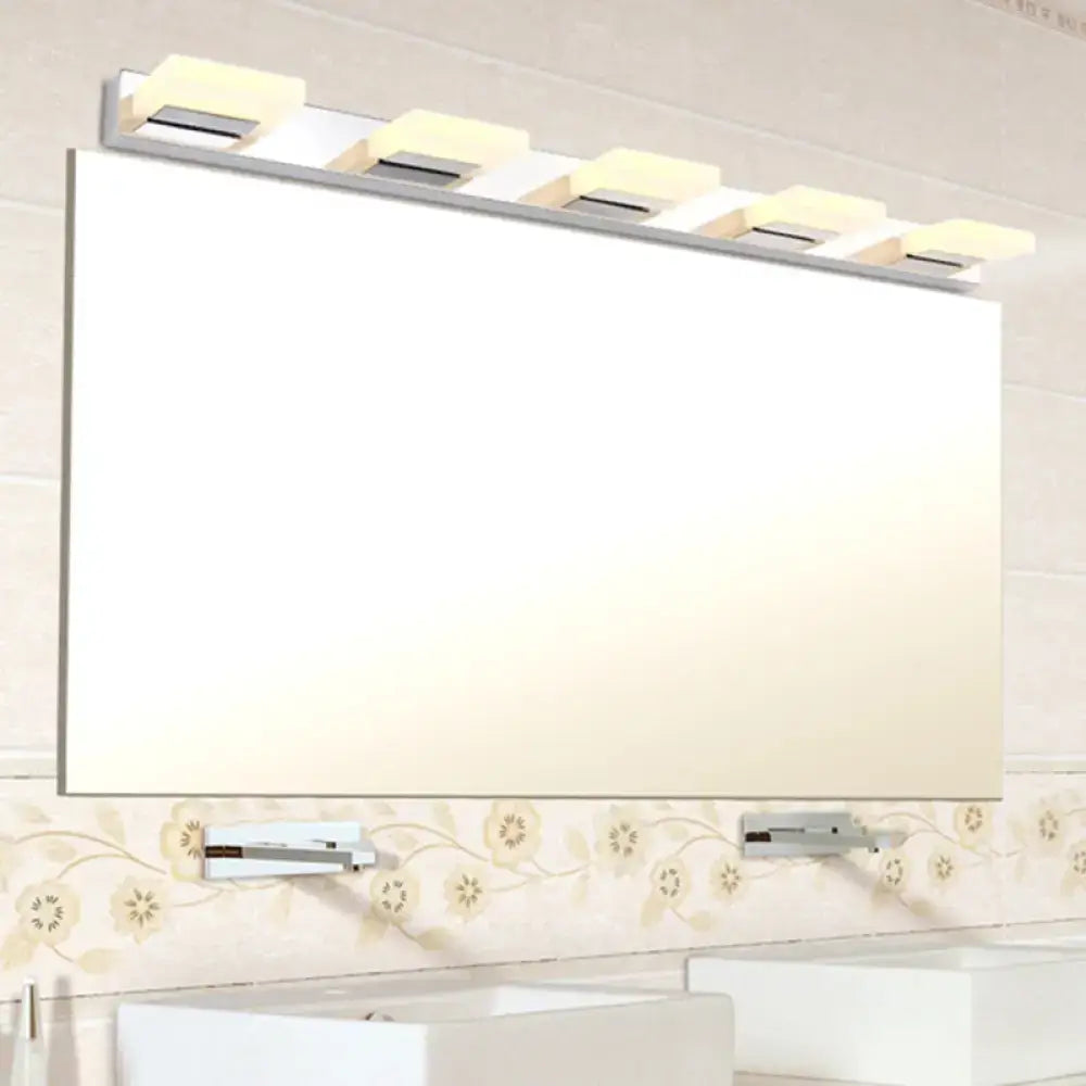 Nickel Acrylic Wall Sconce