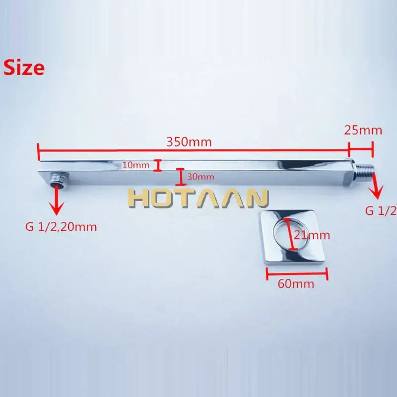 Chrome Rain Shower Arm