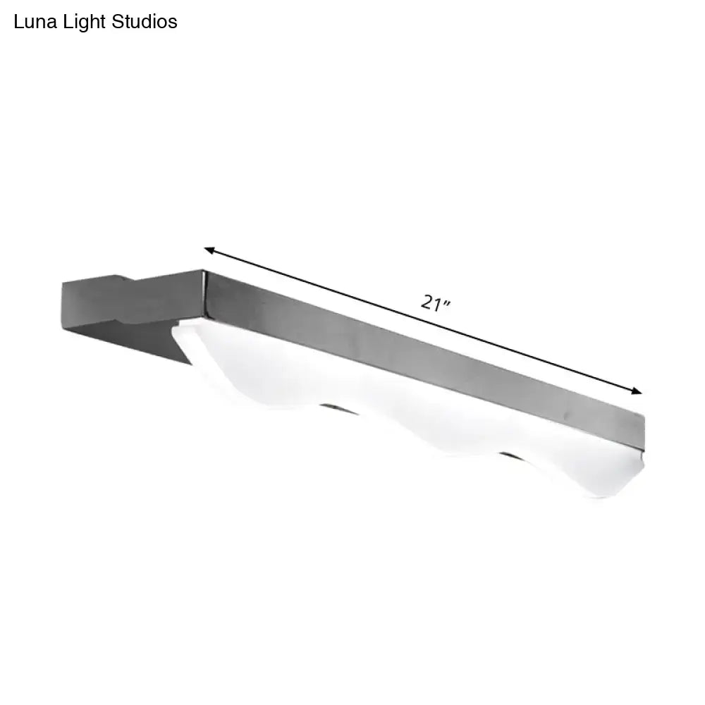 Chrome Linear Vanity Light