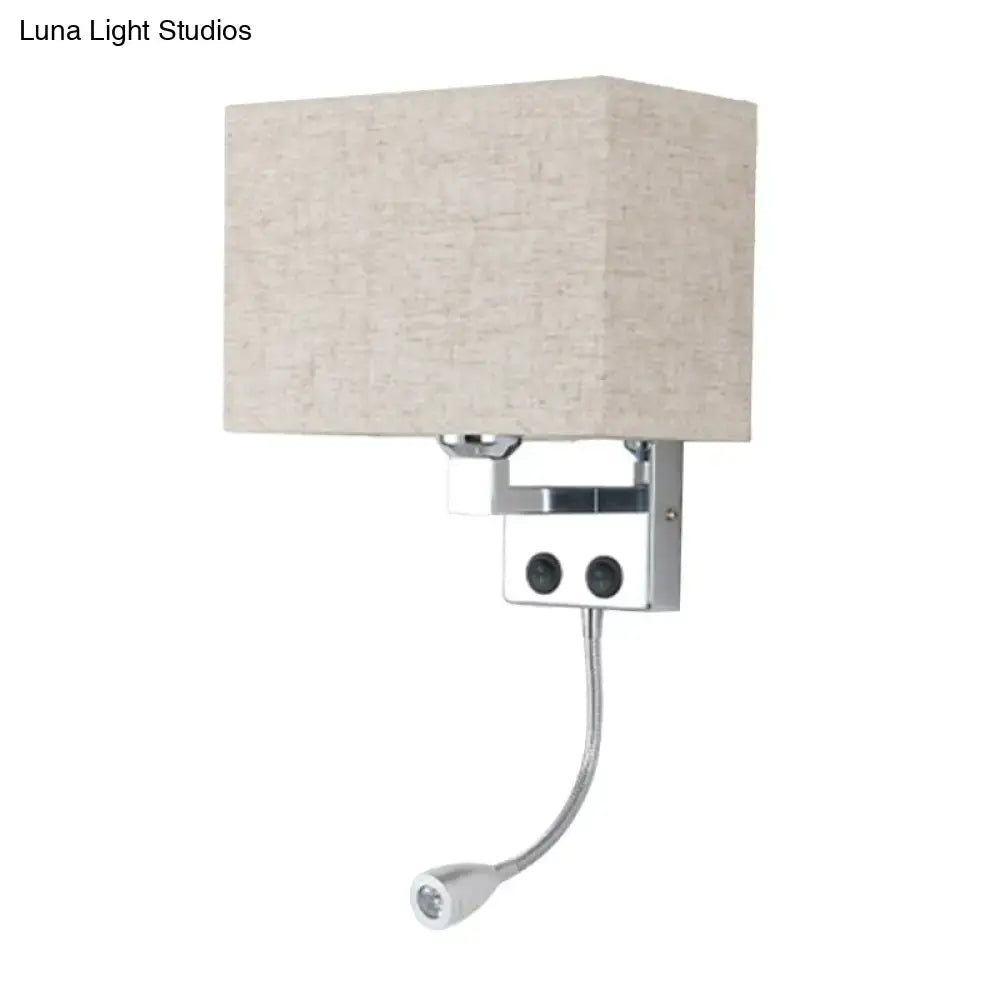 Chrome Gooseneck Wall Lamp