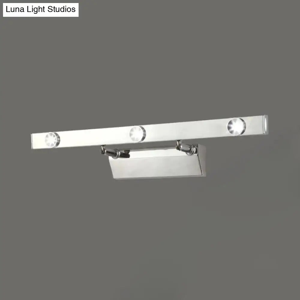 Chrome Stainless Bathroom Light