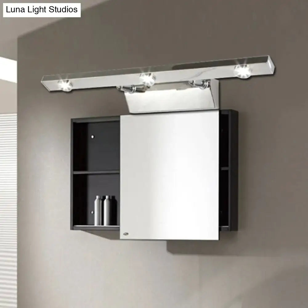 Chrome Stainless Bathroom Light