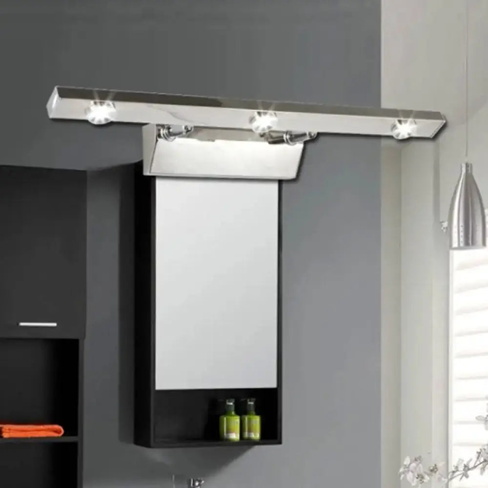 Chrome Stainless Bathroom Light