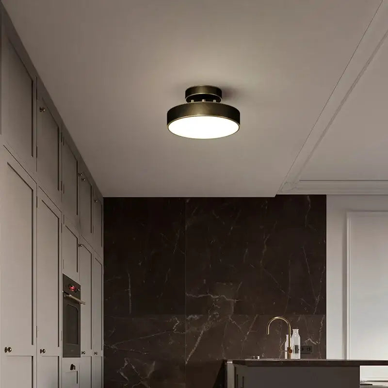 Brass LED Ceiling Chandelier