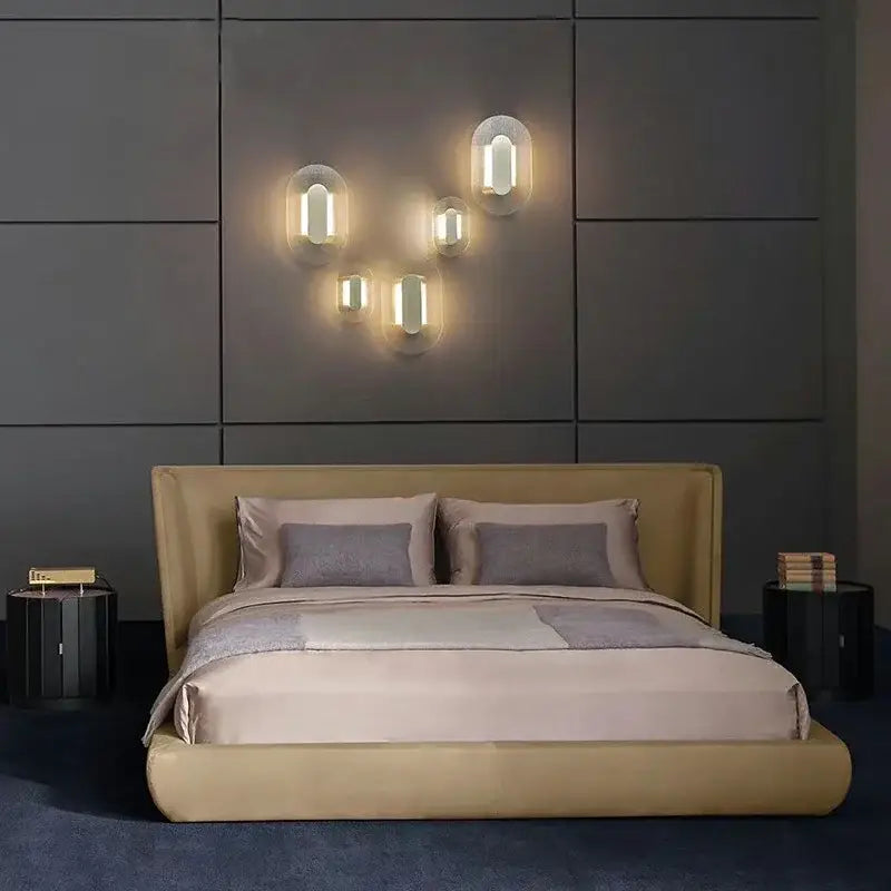 Brushed Metallic Wall Lamp