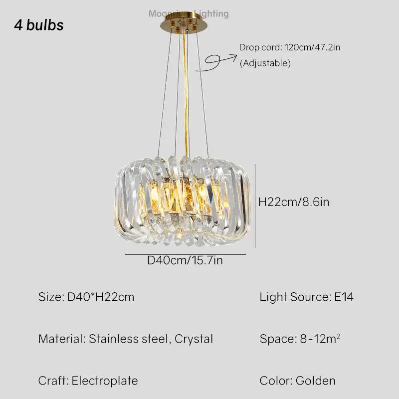 Crystal LED Ceiling Chandelier