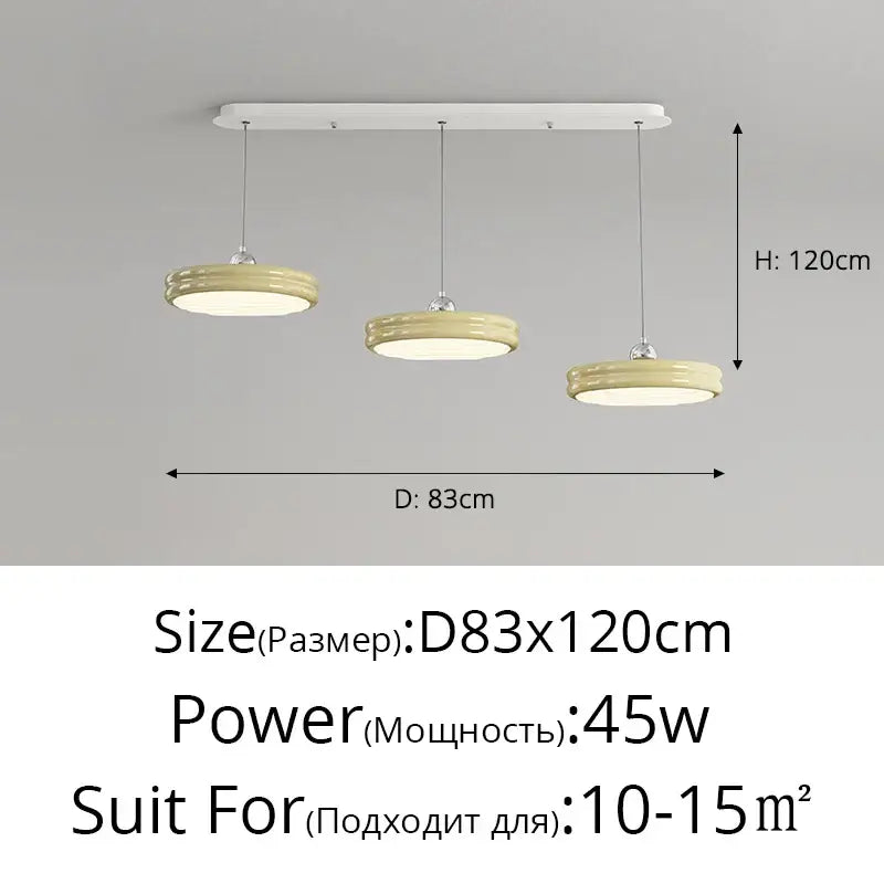 Yellow Modern Pendant Light