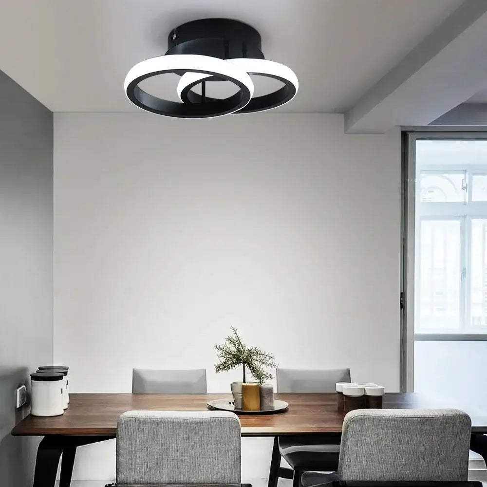 Black White Acrylic Ceiling Light