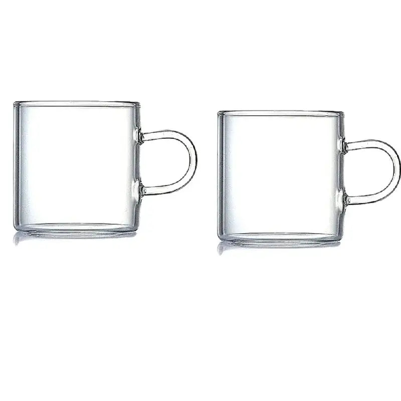 Clear Glass Coffee Mugs